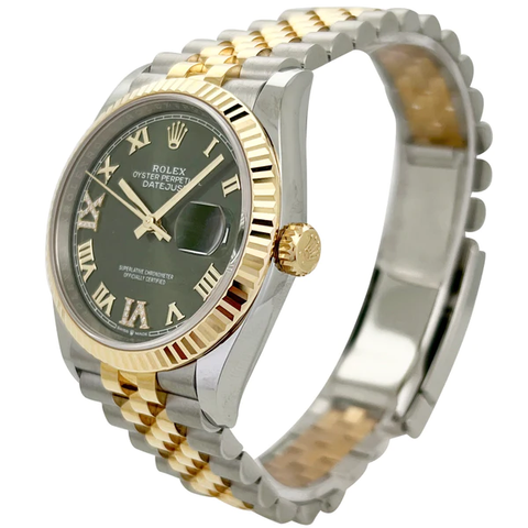 Rolex Datejust 36 126233 green diamond dial '23