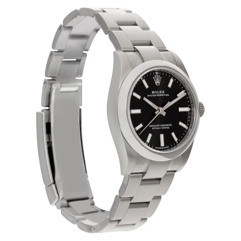 Rolex Oyster Perpetual 34 Black Index Dial '22