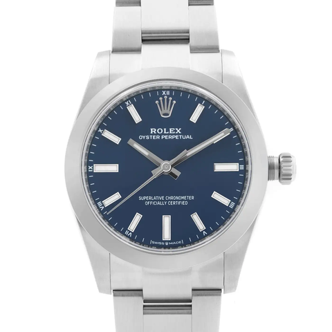 Rolex Oyster Perpetual 34 Blue Dial '22