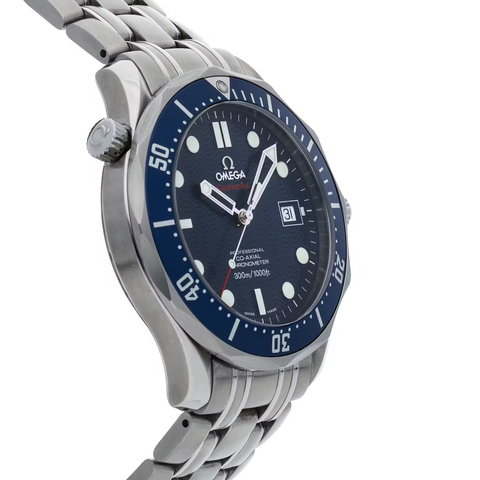 Omega Seamaster Diver 300 M 2220.80.00 James Bond Blue Dial ｜ Full Set