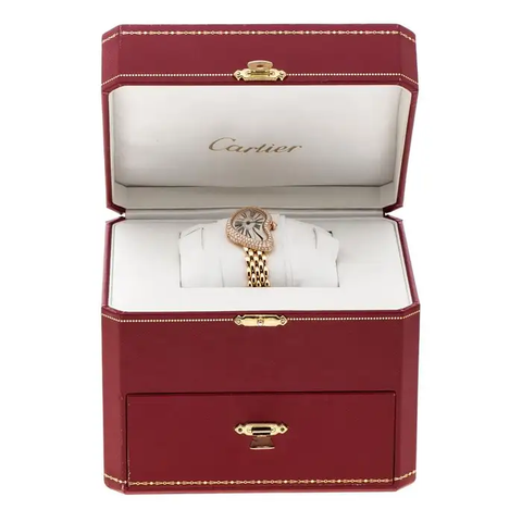 Cartier Crash 3618 pink gold and diamond set '14