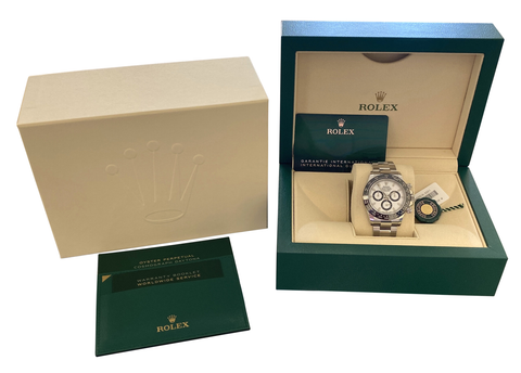 Rolex Daytona White Ceramic Panda Chronograph 40mm Steel ｜ Full Set ｜ 2022