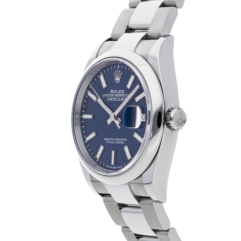 Rolex Datejust 36 126200 Blue Dial Smooth Bezel Stainless Steel ｜ Full Set ｜ 2022