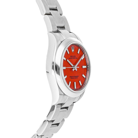Rolex Oyster Perpetual 31mm Coral Red Dial Stainless Steel 277200 ｜ Full Set ｜ 2022
