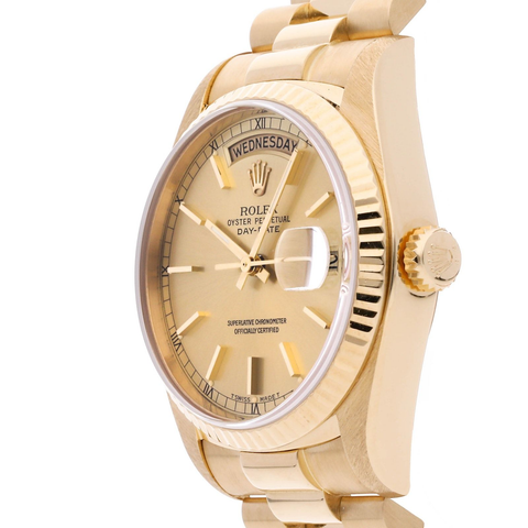 Rolex Day-Date 36 President Champagne dial 18k Yellow Gold 'LMDH' ｜ Full Set ｜ 1980