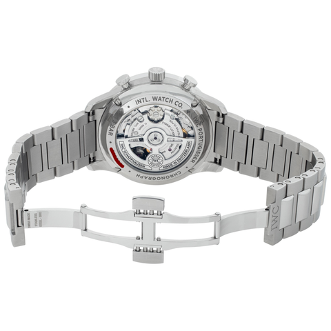 IWC Portuguese Chronograph Portugieser Silver dial Steel bracelet Automatic｜Full Set