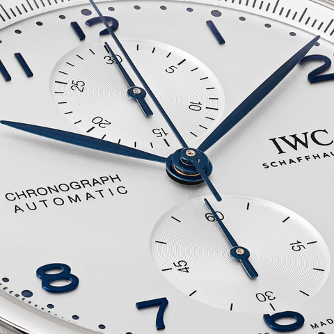 IWC Portuguese Chronograph Portugieser Silver dial Steel bracelet Automatic｜Full Set