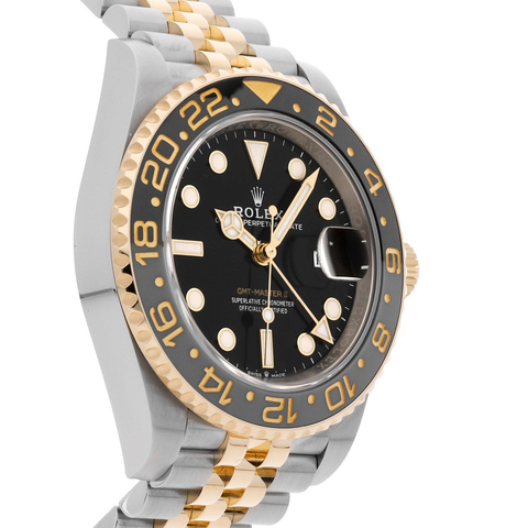 Rolex GMT-Master II Stainless Steel Yellow Gold 126713GRNR ｜ Full Set