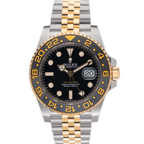 Rolex GMT-Master II Stainless Steel Yellow Gold 126713GRNR ｜ Full Set