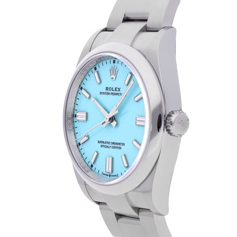 Rolex Oyster Perpetual 36mm Turquoise Tiffany Blue Dial Steel 126000 ｜ Full Set