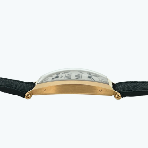 Cartier Tonneau Dual Time Zone 2805H White Dial 18K Pink Gold ｜ Full Set