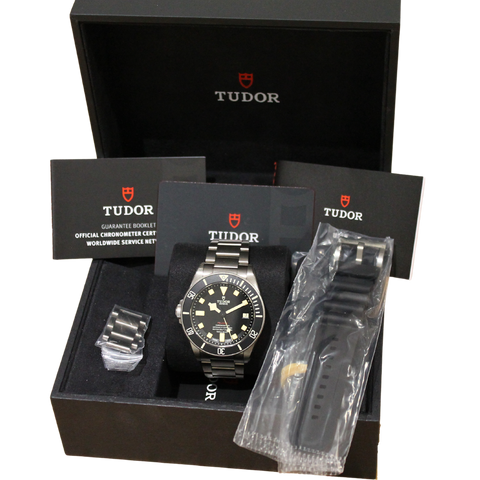 Tudor Pelagos M25610TNL Titanium Bracelet Ceramic Bezel Black Dial ｜ Full Set