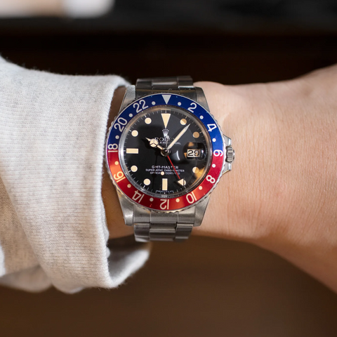 Rolex GMT-Master 16750 Stainless Steel Date 'Pepsi' Vintage ｜ 1985