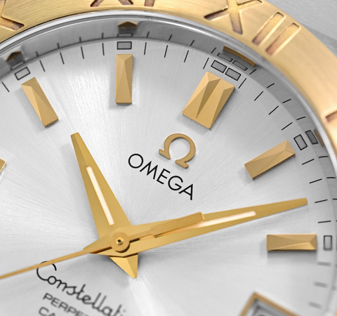 Omega Constellation 38mm Chronometer Steel & Gold 123.20.38.21.02.002 ｜ Full Set