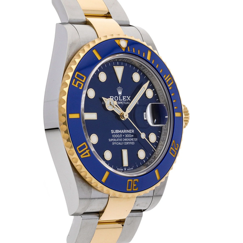 Rolex Submariner Date 126613LB Two-Tone Gold & Steel Blue Dial ｜ Full Set