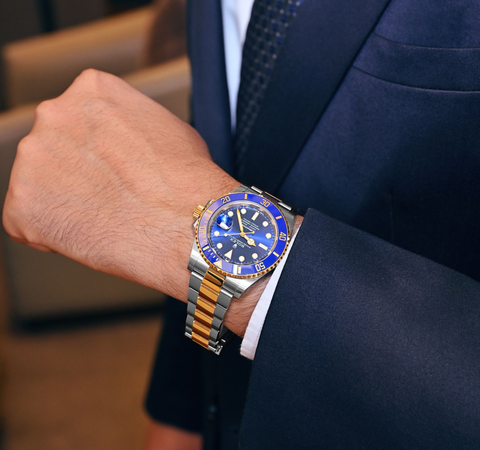 Rolex Submariner Date 126613LB Two-Tone Gold & Steel Blue Dial ｜ Full Set