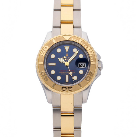 Rolex Yacht-Master Ladies 169623 Blue Dial Gold & Steel ｜ Full Set
