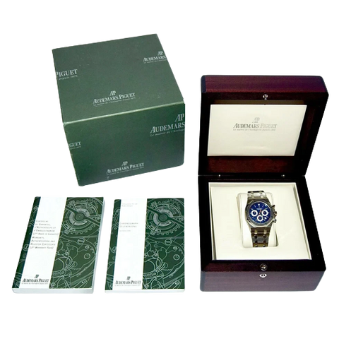 Audemars Piguet Royal Oak 39mm Chronograph Blue Dial 26300ST ｜ Full Set