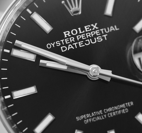 Rolex Datejust 36mm Black Dial Stainless Steel Jubilee Bracelet 126200 ｜ Full Set