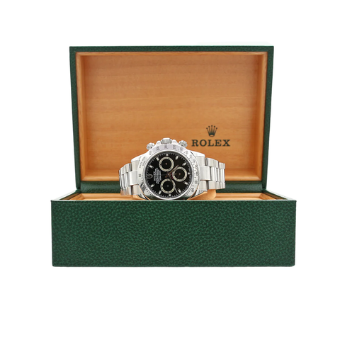 Rolex Daytona 40mm Black Dial Stainless Steel  116520 Chronograph｜ Papers Only ｜ 2001