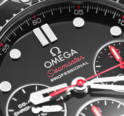 Omega Seamaster Diver 300 M Co-Axial Chronograph Black Dial ｜ Full Set ｜ 2018