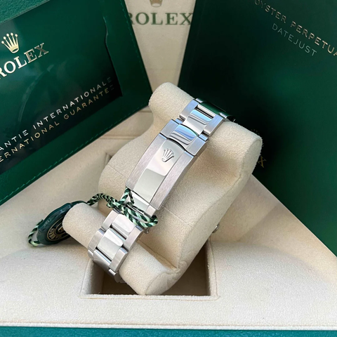 Rolex Datejust 41mm Mint Green Dial Oyster Bracelet 126300 'LMDH'｜ Full set