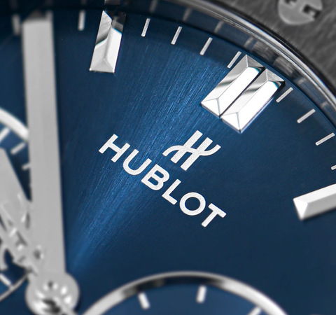 Hublot Classic Fusion Blue Ceramic Chronograph 521.CM.7170.LR ｜ Full Set