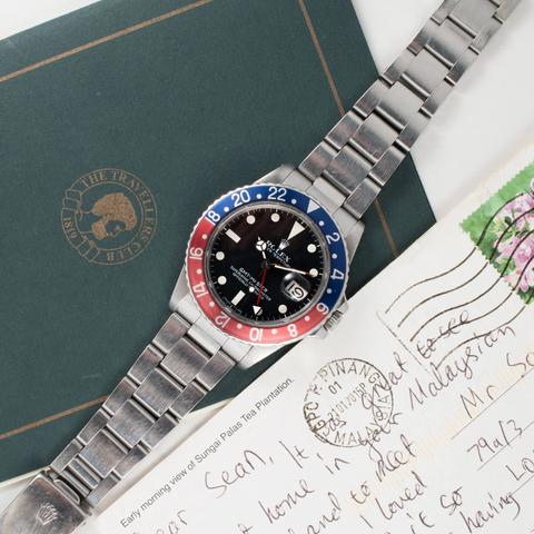 Rolex GMT-Master 16750 Stainless Steel Date 'Pepsi' Matte Dial ｜ 1982