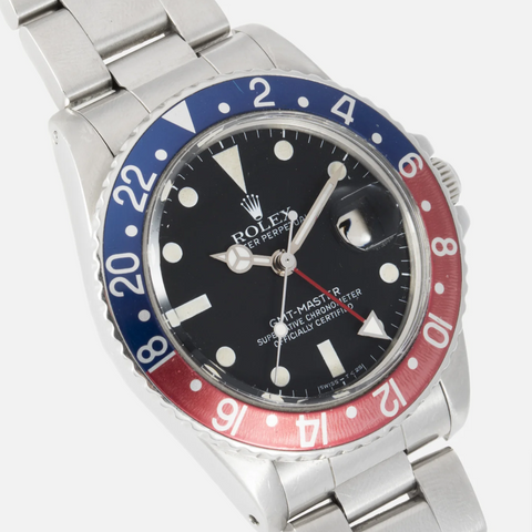 Rolex GMT-Master 16750 Stainless Steel Date 'Pepsi' Matte Dial ｜ 1982