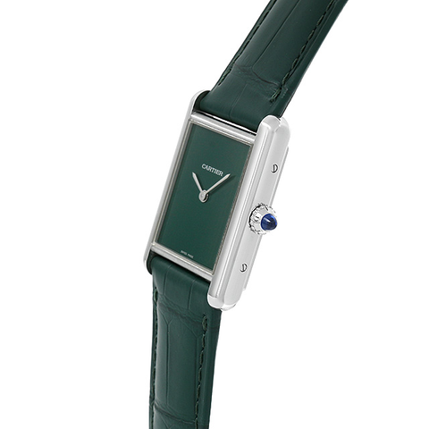 Cartier Tank Stainless steel Green Dial WSTA0056 Quartz Watch ｜ Full Set