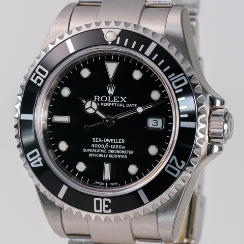 CF: Rolex Sea-Dweller 4000 Stainless Steel Black Dial From 2006 Automatic ｜ Ref 16600