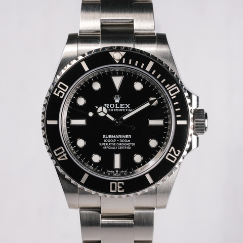 Rolex Submariner No Date 41mm Stainless Steel Black DIal 124060 ｜ Full Set ｜ 2021