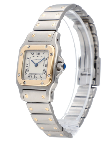 Cartier Santos Lady 24mm steel and gold automatic