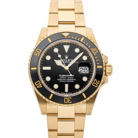 Rolex Submariner Date 41mm Yellow Gold 18k Black Dial 126618LN ｜ Full Set