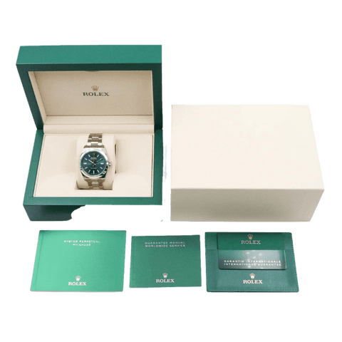 Rolex Milgauss Oyster Perpetual 116400GV Blue Dial Green Crystal ｜ Full Set