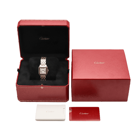 Cartier Panthère Stainless Steel With Yellow Gold With Silver Dial ｜ Full Set
