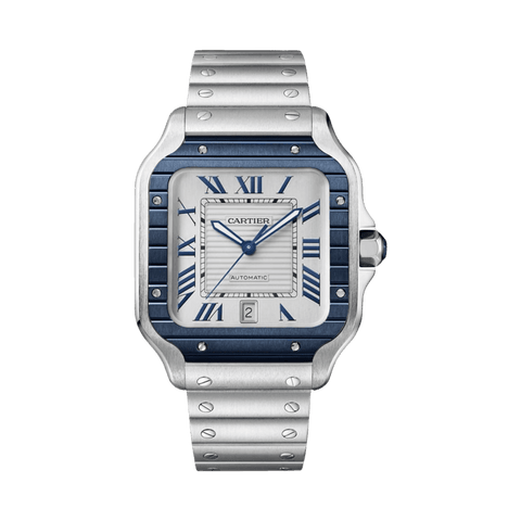 Cartier Santos De Cartier Large Blue Grey WSSA0047 (2022)